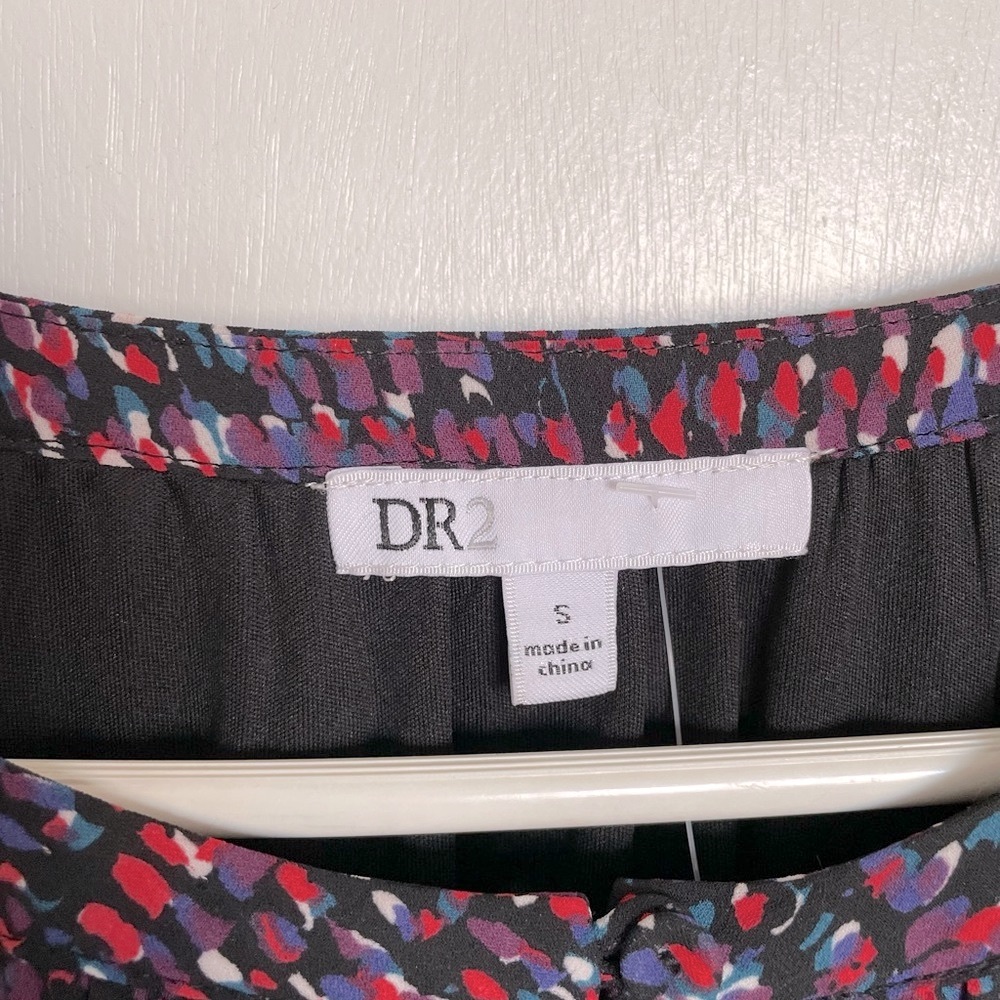 DR2 Multicolor Dotted Tie Front Dress - Size S - Picture 6 of 16